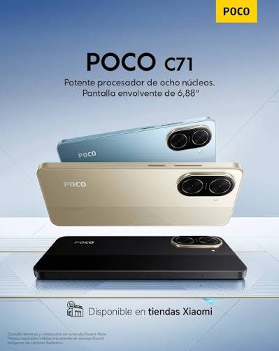 POCO C71 3GB + 64GB